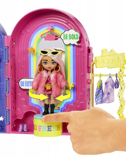 BARBIE su drabužiais „Barbie Extra Minis“ mados butikas