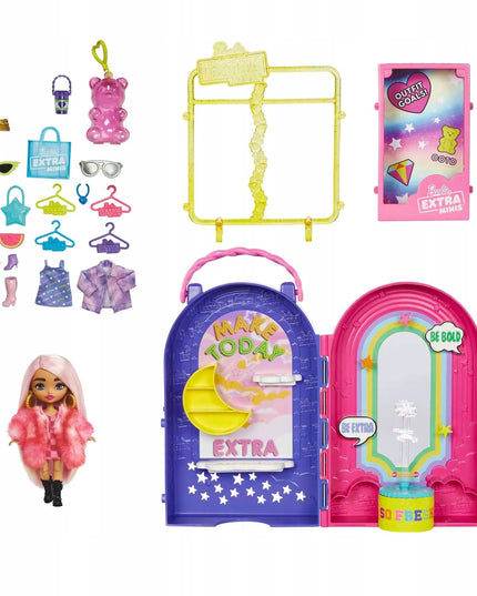 BARBIE su drabužiais „Barbie Extra Minis“ mados butikas