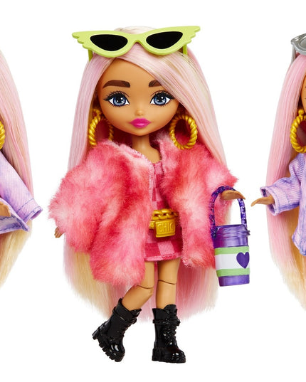 BARBIE su drabužiais „Barbie Extra Minis“ mados butikas