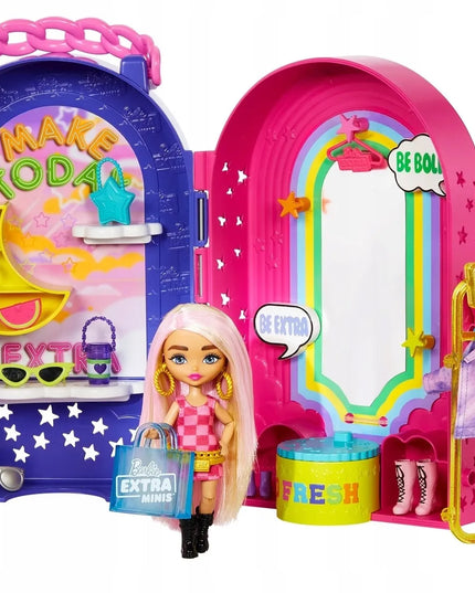 BARBIE su drabužiais „Barbie Extra Minis“ mados butikas