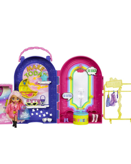 BARBIE su drabužiais „Barbie Extra Minis“ mados butikas