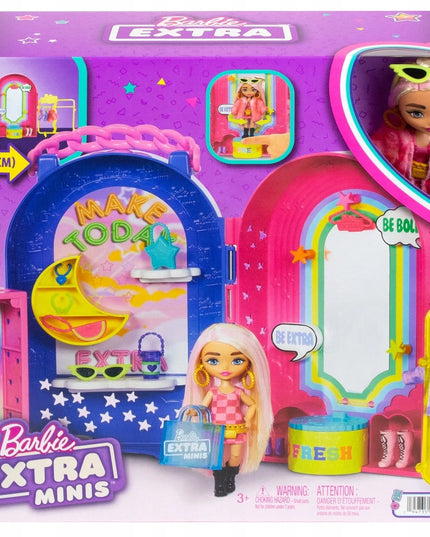 BARBIE su drabužiais „Barbie Extra Minis“ mados butikas