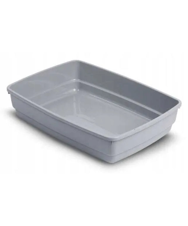 Barry King Handy atvira tualeto dėžutė katėms, triušiams ir graužikams, pilka, 42 cm