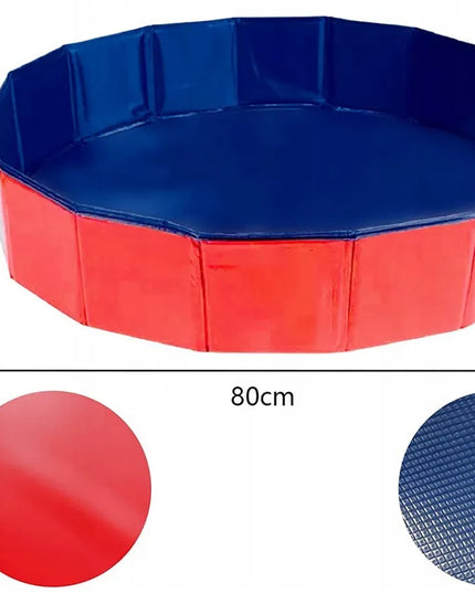 DOG POOL sulankstomas baseinas šunims ir augintiniams 80x20 cm