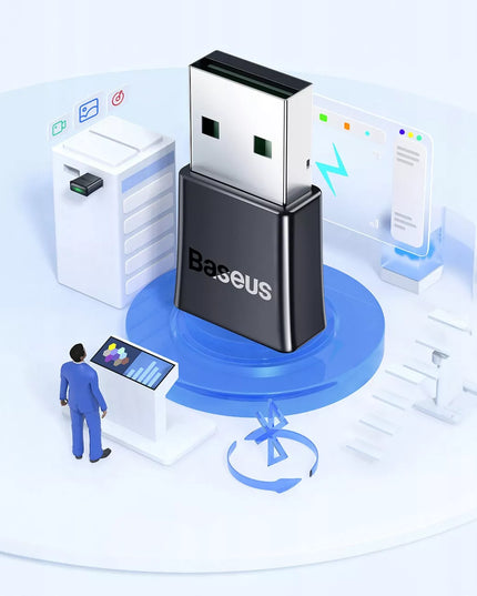 BASEUS USB adapteris | „Bluetooth 5.3“ siųstuvas-imtuvas, skirtas „Windows“, „Plug & Play“