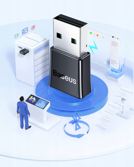 BASEUS USB Adapteris Bluetooth 5.3 Imtuvas/Siųstuvas Windows Plug&Play