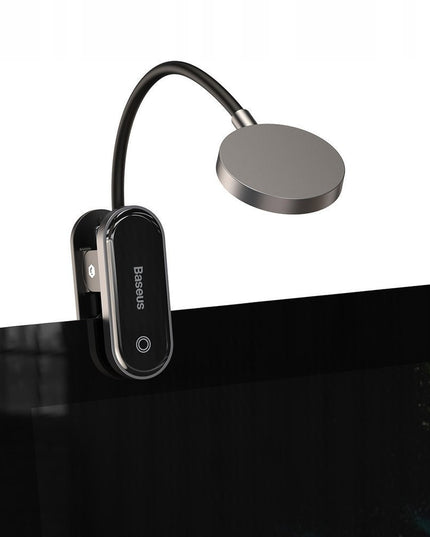 BASEUS Belaidė LED skaitymo lemputė su klipsu, reguliuojama, stalinei/naktinei naudojimui