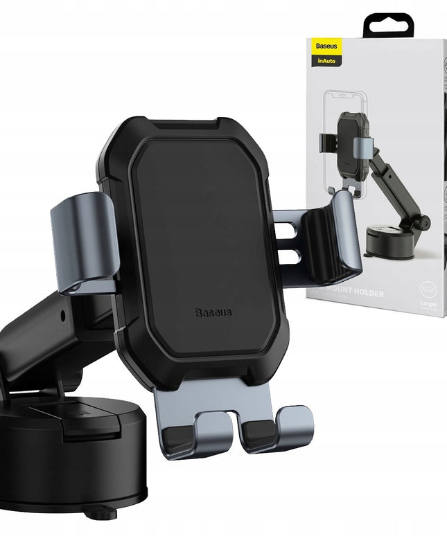 BASEUS LAIKIKLIS TELEFONUI AUTOMOBILIUI ANT PRIETAISŲ SKYDELIO ARBA PRIEKINIO STIKLO, TVIRTAS AUTOMOBILINIS LAIKIKLIS