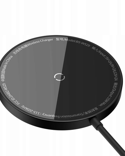 BASEUS Belaidis indukcinis Qi įkroviklis su MagSafe 15W, USB C laidas 1m
