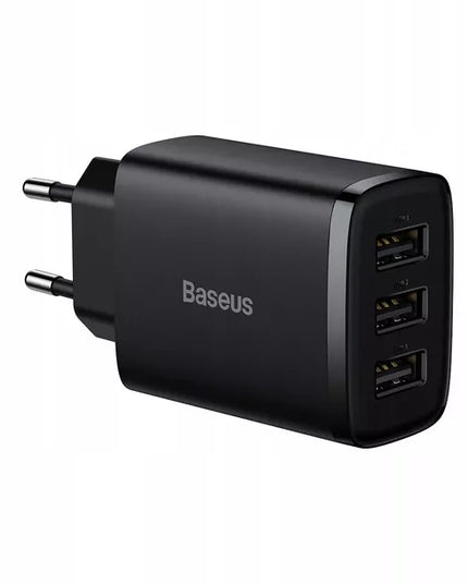 BASEUS tinklo įkroviklis USB x3 17W universalus
