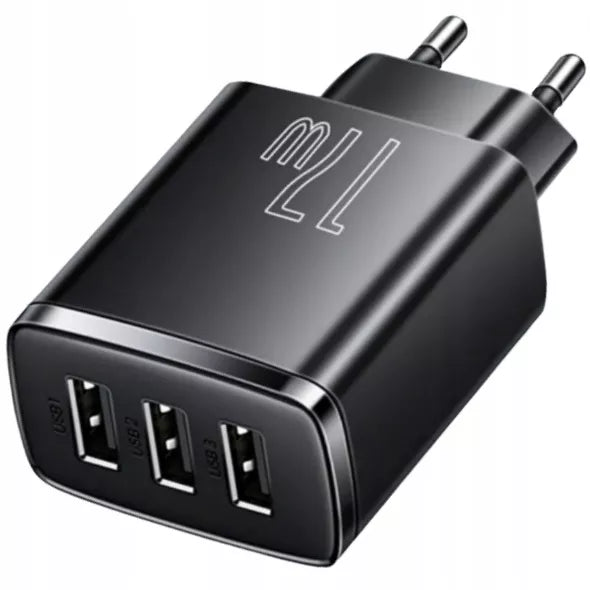 BASEUS tinklo įkroviklis USB x3 17W universalus