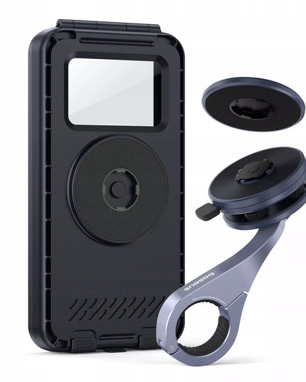 BASEUS magnetinis dviračio telefono laikiklis su amortizacija stabilus