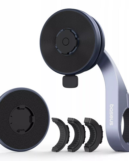 BASEUS magnetinis dviračio telefono laikiklis su amortizacija stabilus