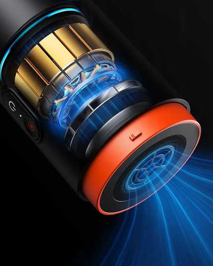 BASEUS A2 Pro belaidis automobilinis dulkių siurblys su pūstuvu, HEPA filtru, USB-C, 6000 Pa, 80 W