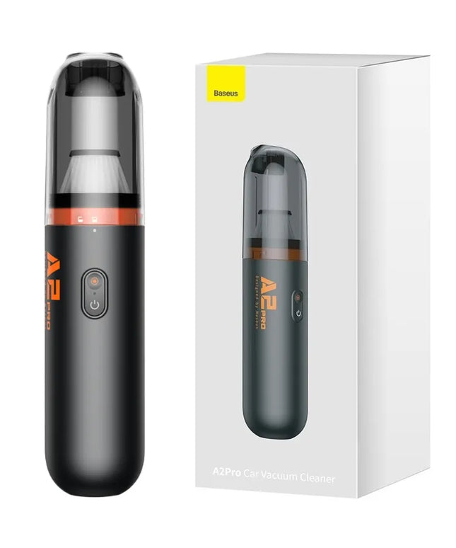 BASEUS A2 Pro belaidis automobilinis dulkių siurblys su pūstuvu, HEPA filtru, USB-C, 6000 Pa, 80 W