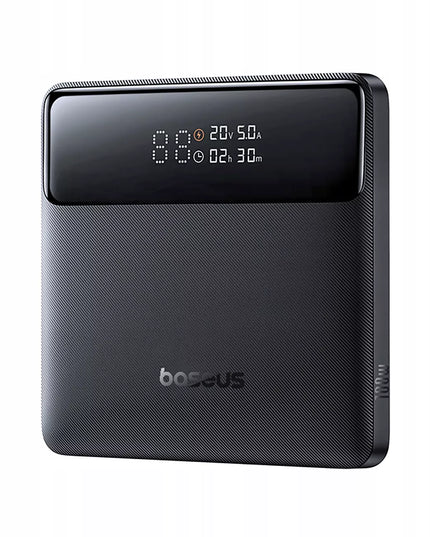 Galingas BASEUS 20000 mAh 100W išorinis akumuliatorius su greitojo įkrovimo funkcija, USB-C ir USB-A jungtimis