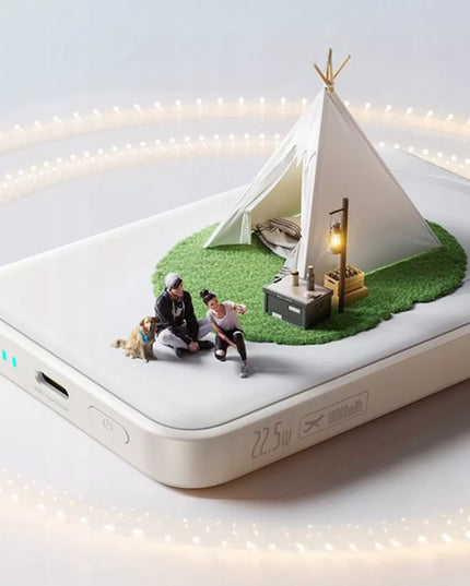 BASEUS išorinė baterija 10000 mAh 22,5W indukcinė magnetinė MagSafe greito įkrovimo