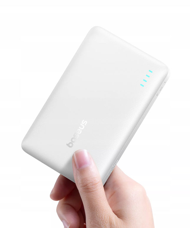 BASEUS išorinė baterija 10000 mAh 22,5W greitas įkrovimas USB-C USB-A kompaktiška