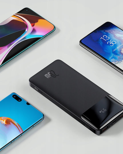 BASEUS Powerbank'as 10000mAh 20W PD 2x USB USB-C 3A QC 3.0 Greitas, Saugus