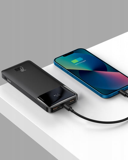 BASEUS Powerbank'as 10000mAh 20W PD 2x USB USB-C 3A QC 3.0 Greitas, Saugus