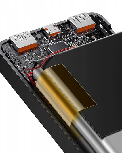 BASEUS Powerbank'as 10000mAh 20W PD 2x USB USB-C 3A QC 3.0 Greitas, Saugus