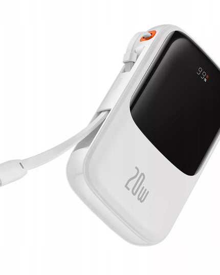 BASEUS išorinė baterija 10000mAh 20W USB/USB C/LIGHTNING
