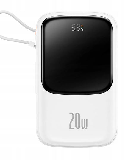 BASEUS išorinė baterija 10000mAh 20W USB/USB C/LIGHTNING