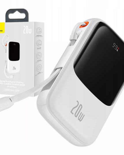 BASEUS išorinė baterija 10000mAh 20W USB/USB C/LIGHTNING