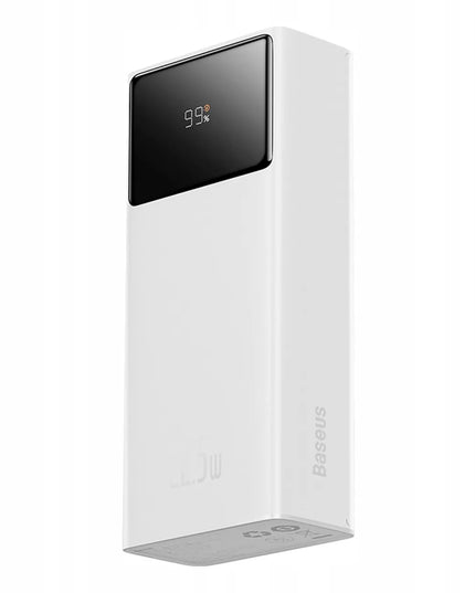 BASEUS išorinė baterija 30000 mAh USB-C PD 22.5W galinga, greita ir saugi su laidu
