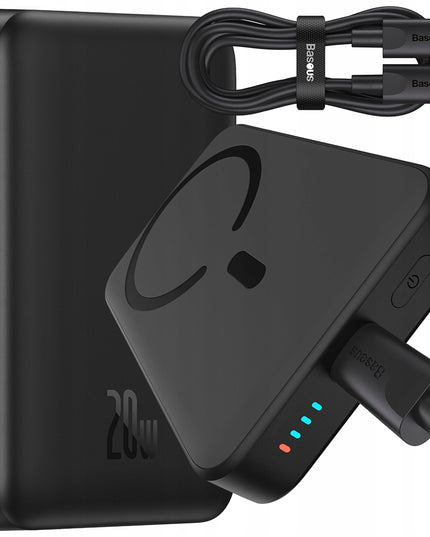 BASEUS Magnetinis indukcinis powerbankas MagSafe 10000mAh USB-C PD 20W