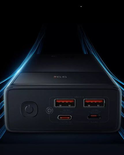 BASEUS galingas, greitas ir talpus 30000 mAh išorinis akumuliatorius, USB-C PD 22.5 W, saugus