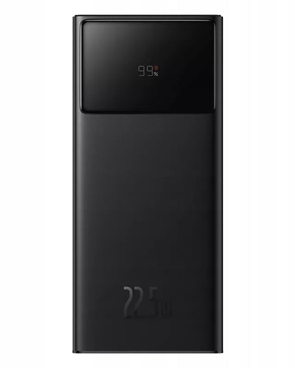 BASEUS galingas, greitas ir talpus 30000 mAh išorinis akumuliatorius, USB-C PD 22.5 W, saugus