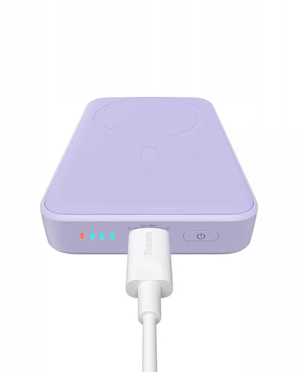 BASEUS išorinė baterija 10000 mAh USB-C PD 20W su belaidžiu MagSafe įkrovimu