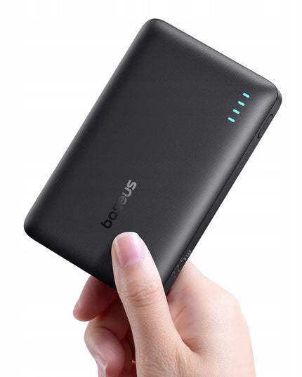 BASEUS išorinė baterija 10000 mAh 22,5W su greitu įkrovimu USB-C USB-A PD QC