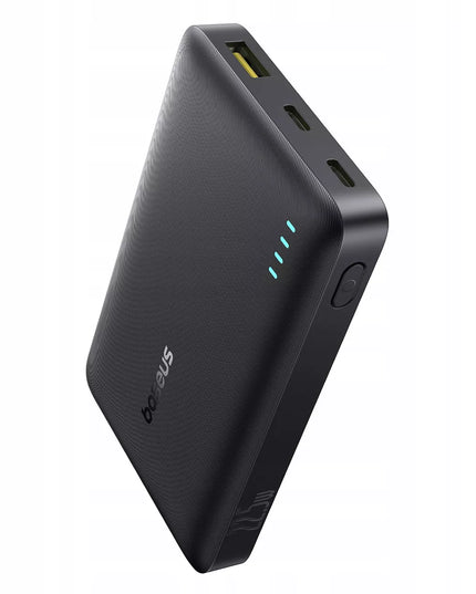BASEUS išorinė baterija 10000 mAh 22,5W su greitu įkrovimu USB-C USB-A PD QC