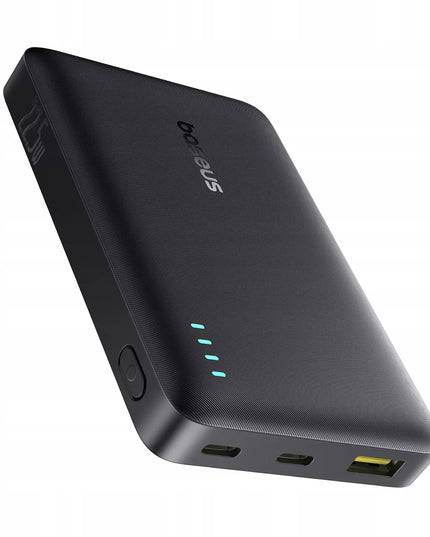BASEUS išorinė baterija 10000 mAh 22,5W su greitu įkrovimu USB-C USB-A PD QC