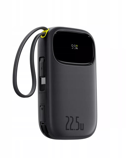 BASEUS išorinė baterija 10000 mAh USB-C USB-A LIGHTNING 22.5W