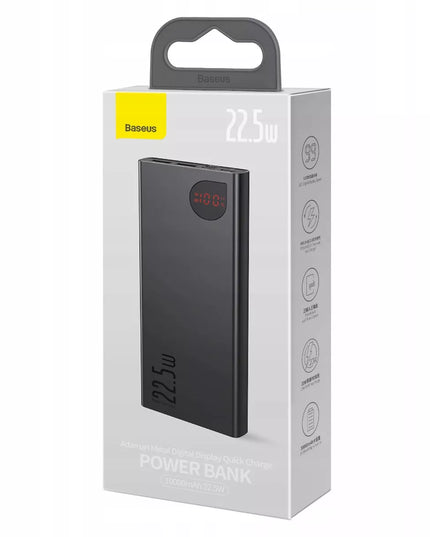 BASEUS Powerbank 10000mAh 22.5W Greitas įkrovimas USB USB-C Lightning Micro