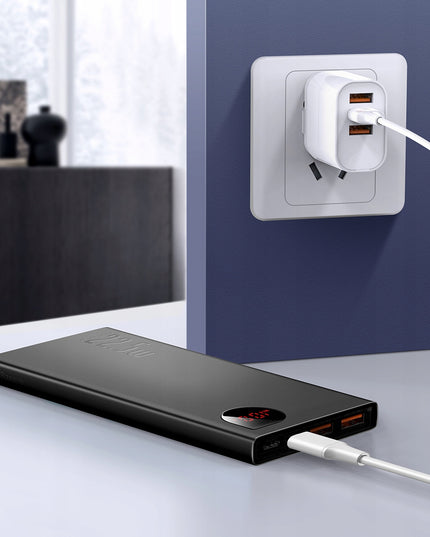 BASEUS Powerbank 10000mAh 22.5W Greitas įkrovimas USB USB-C Lightning Micro