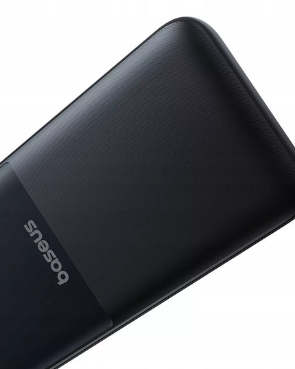 BASEUS išorinė baterija 10000mAh 22.5W USB-C USB-A su įmontuotais USB-C ir Lightning kabeliais