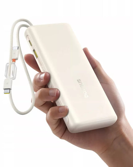 BASEUS išorinė baterija 20000mAh 100W greitas įkrovimas 2xUSB-C LED ekranas