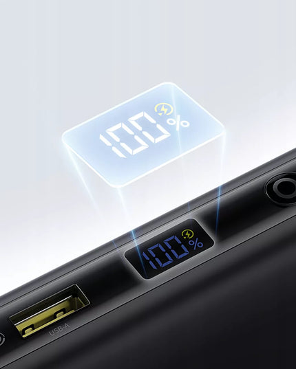 BASEUS išorinė baterija 20000mAh 100W USB-C USB-A su laidais 2x USB-C greitas įkrovimas
