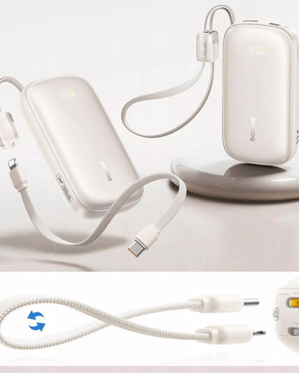 BASEUS išorinė baterija (powerbank) 20000mAh 22.5W USB-C USB-A LIGHTNING