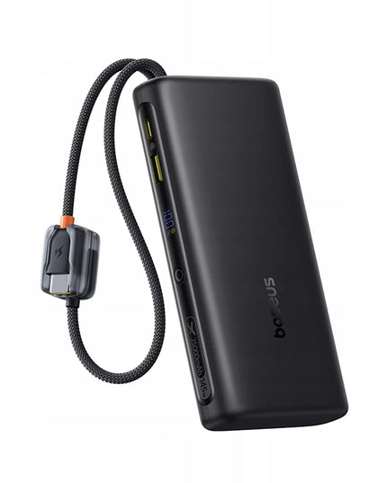 BASEUS išorinė baterija 25000 mAh 145W QC 2x USB-C USB-A PD nešiojamam kompiuteriui ir telefonui
