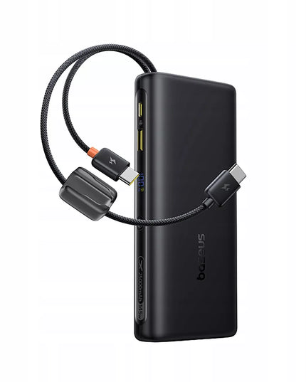 BASEUS išorinė baterija 25000 mAh 145W QC 2x USB-C USB-A PD nešiojamam kompiuteriui ir telefonui