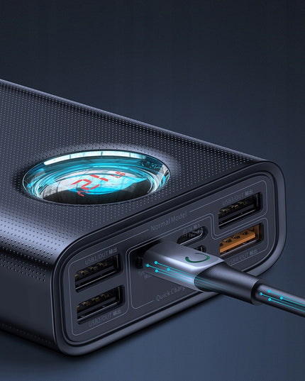 BASEUS POWERBANK 30000mAh Galingas 65W 4x USB 1x USB C QC + USB-C 100W kabelis