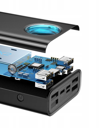 BASEUS POWERBANK 30000mAh Galingas 65W 4x USB 1x USB C QC + USB-C 100W kabelis