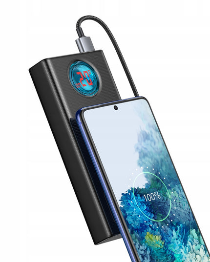 BASEUS POWERBANK 30000mAh Galingas 65W 4x USB 1x USB C QC + USB-C 100W kabelis