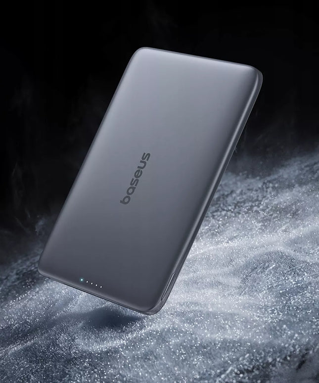 BASEUS išorinė baterija 5000 mAh 20W „MagSafe“ indukcinė, plona, su kabeliu