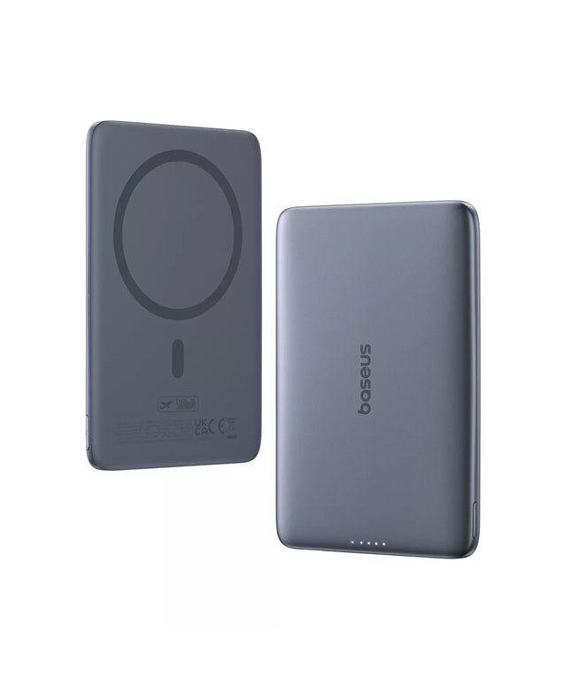 BASEUS išorinė baterija 5000 mAh 20W „MagSafe“ indukcinė, plona, su kabeliu